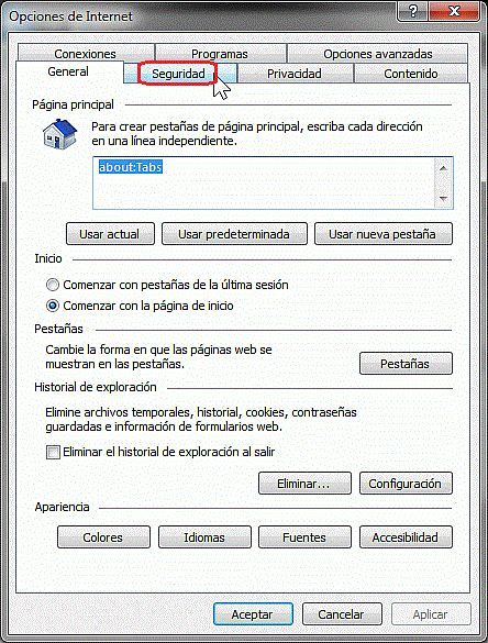 Ir a Seguridad