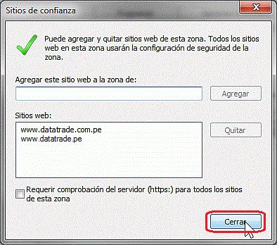 Cerrar Ventana