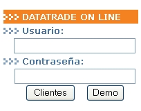 Ingrese sus claves